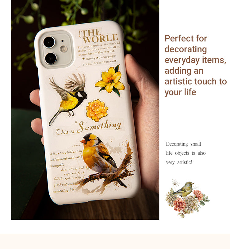 3Bird-themed PET Stickers6