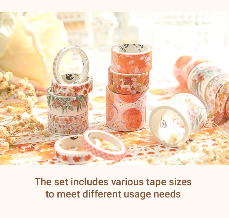 3Botanical Forest Flower Washi Tape Set (10 Rolls)2