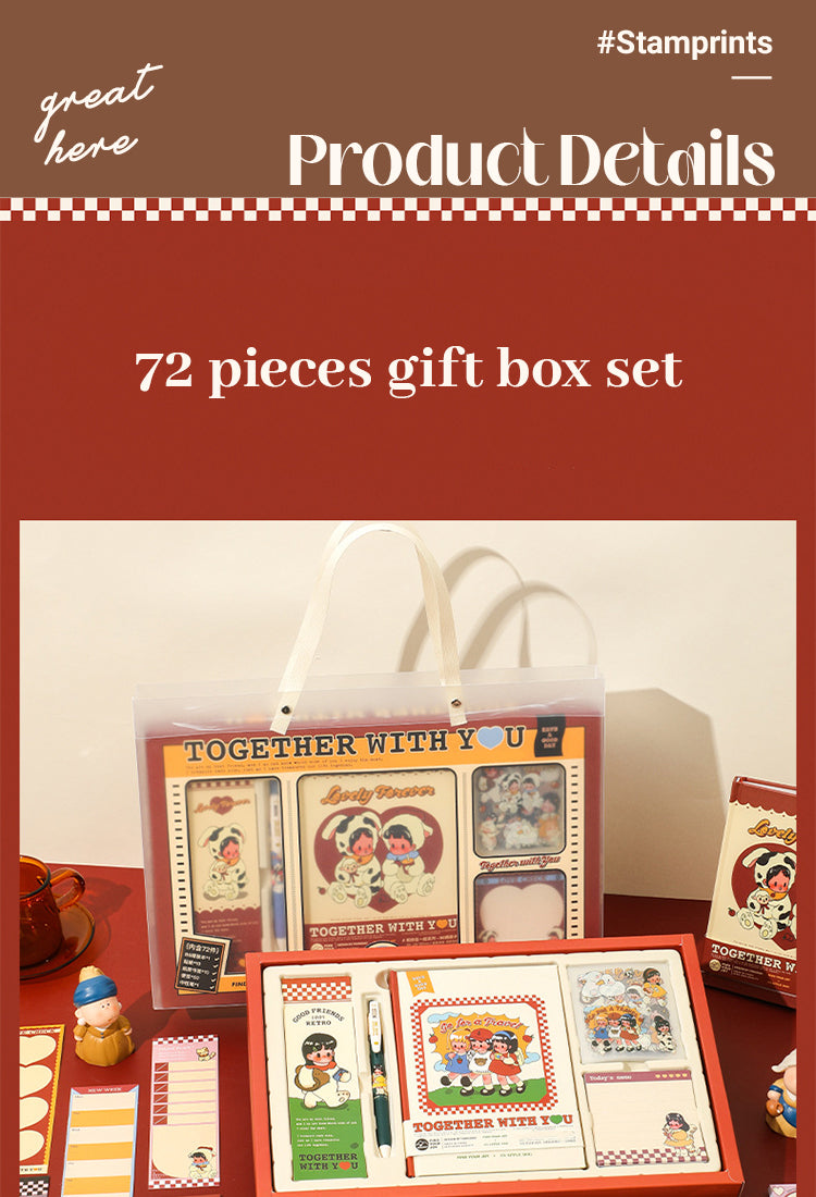 3Cartoon Girl's Journey Journal Gift Box Set1