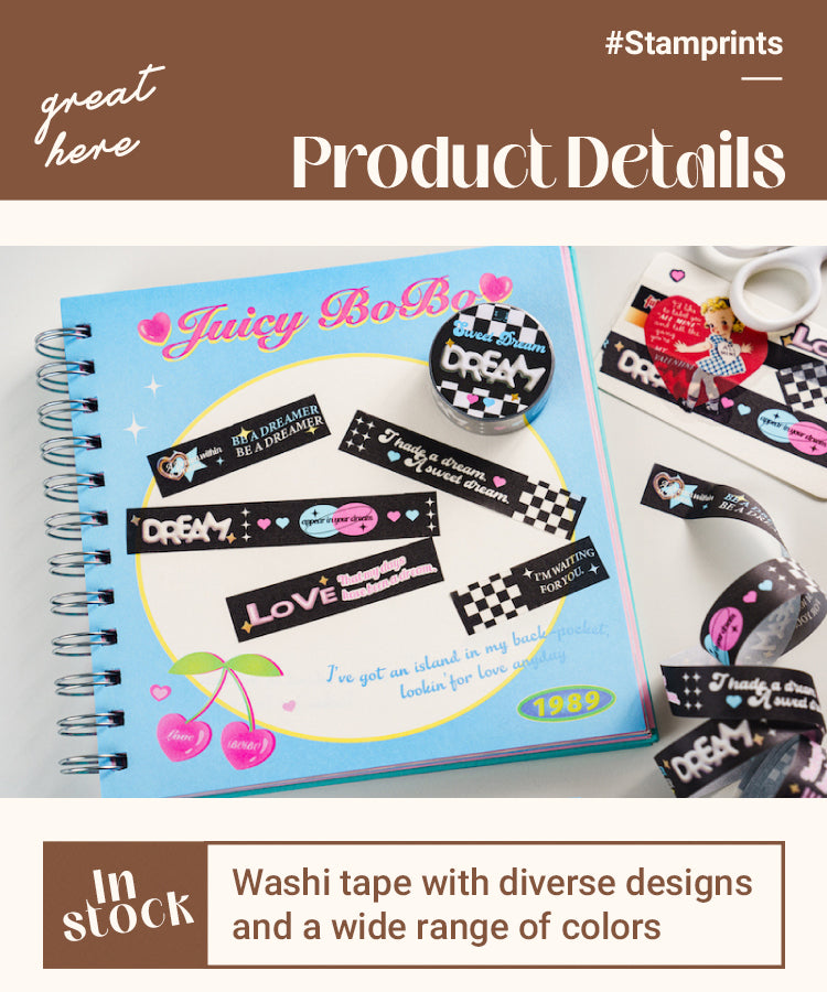 3Cartoon Instagram Style Washi Tape1