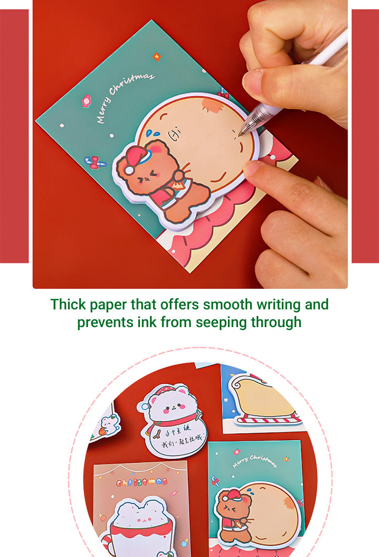 3Christmas Cartoon Bear Sticky Notes2