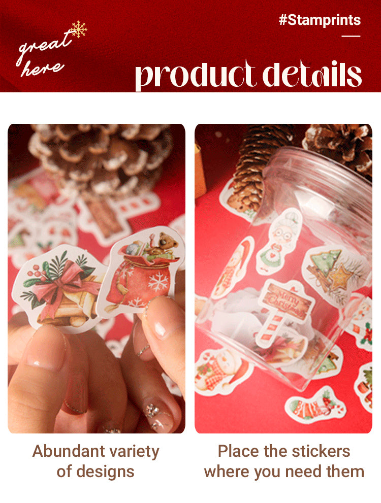 3Christmas Decorative Adhesive Sticker2