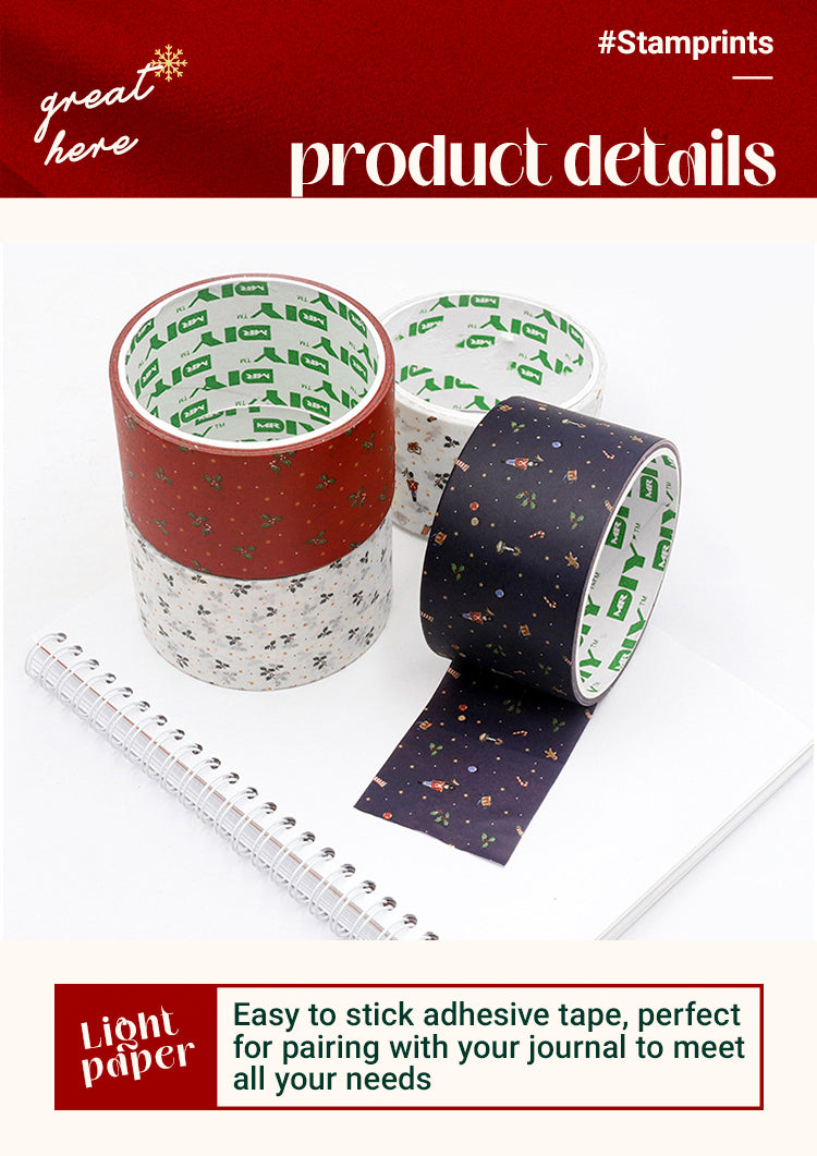 3Christmas Leaf Washi Tape1