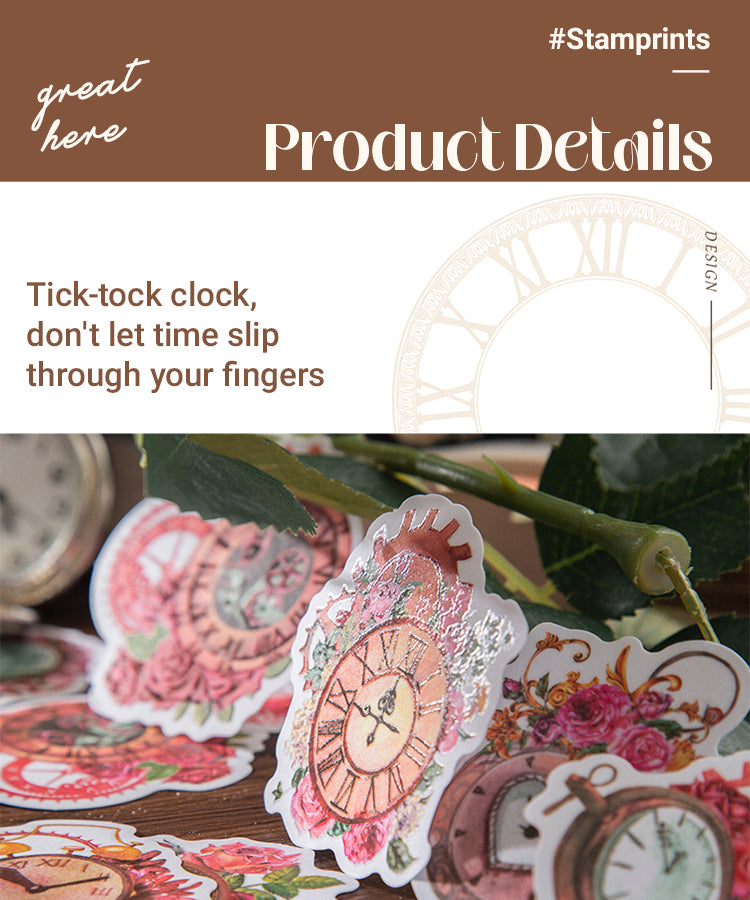 3Clock-themed Specialty Ink Washi Stickers1