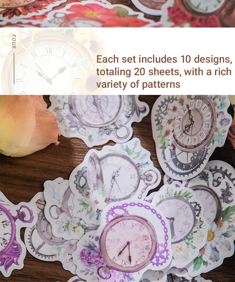3Clock-themed Specialty Ink Washi Stickers2