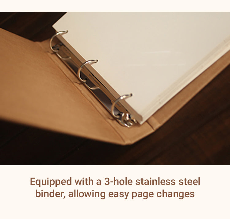 3DIY Photo Album 3-Hole Loose-leaf Blank Journal Notebook2