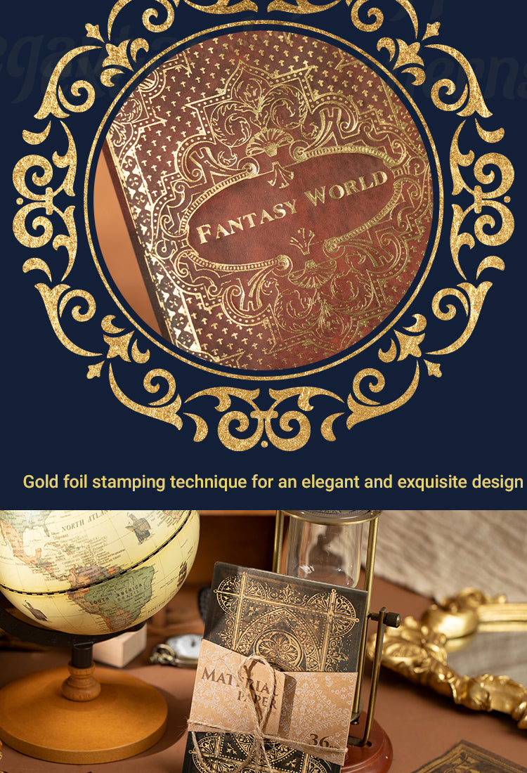 3Dual-material Hot Stamping Gold Scrapbook Paper2