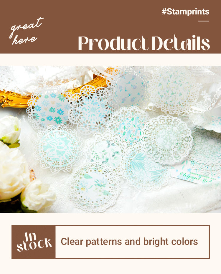 3Elegant Melody Series Vintage Lace Paper Pack1