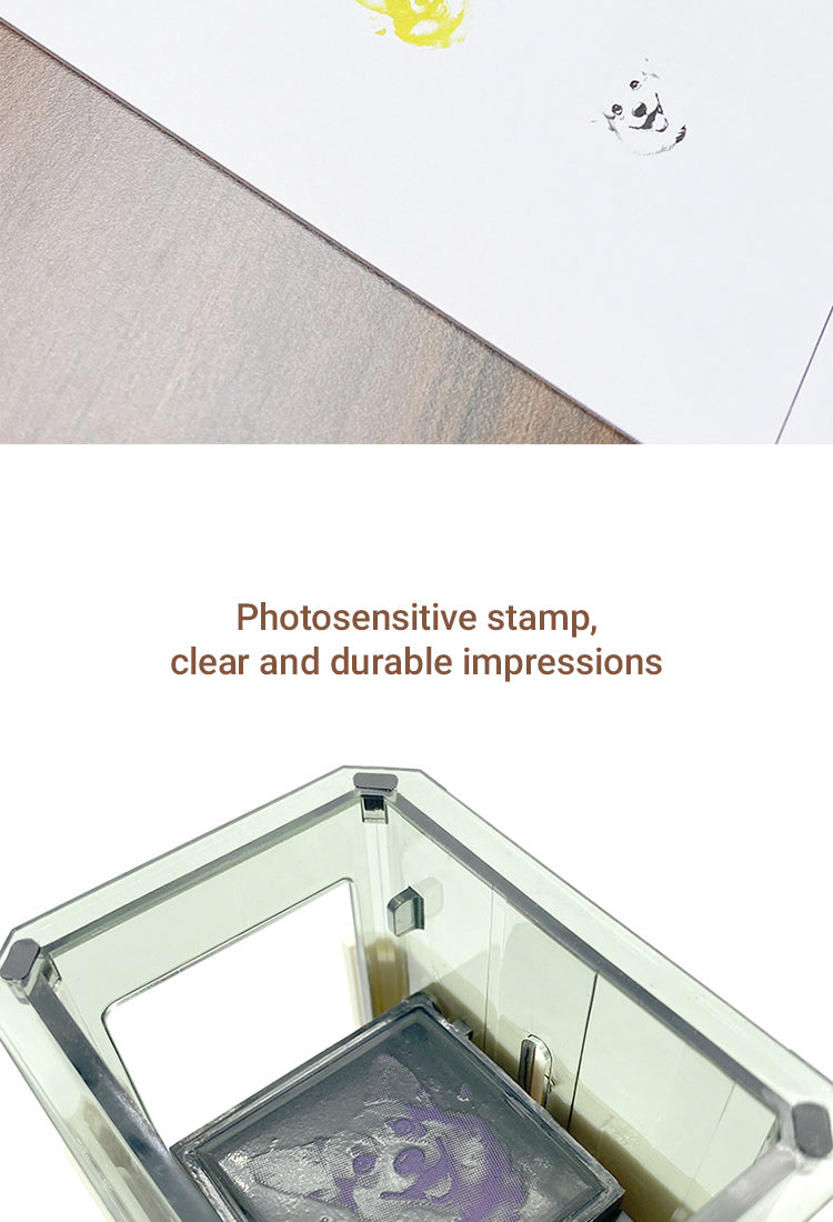 3Four in One Custom Photosensitive Stamps With Your Artwork Self Ink3