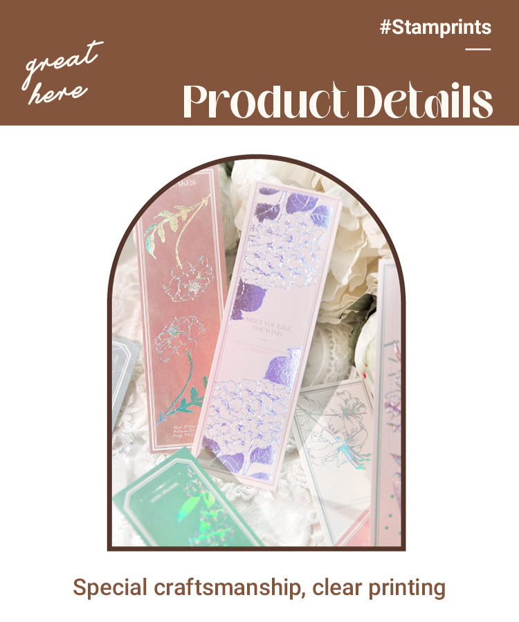 3Kraft Paper Plant Holographic Bookmark1