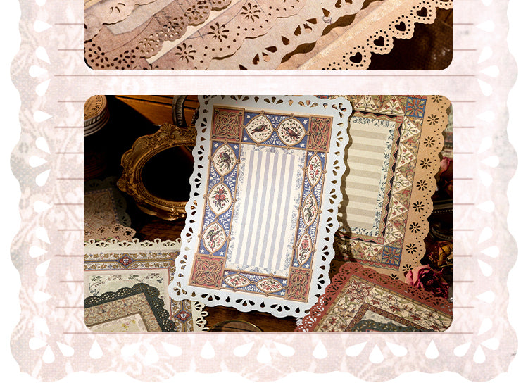 3Lace Edged Cutout Vintage Decorative Paper3