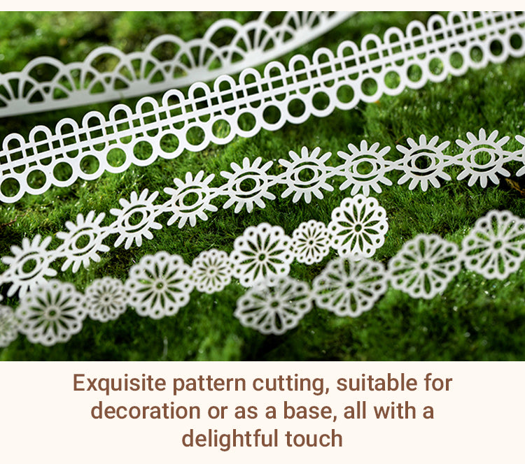 3Linen Pattern Die-cut Lace Decorative Paper2