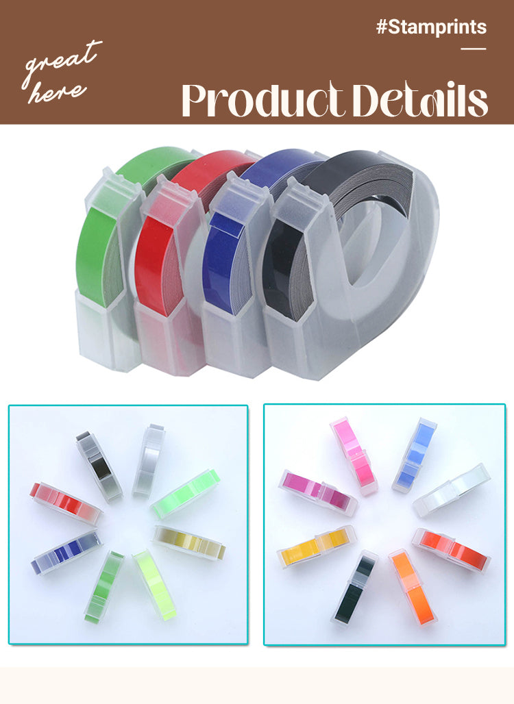 3MOTEX Refill Tape for Manual Embossing Label Maker1