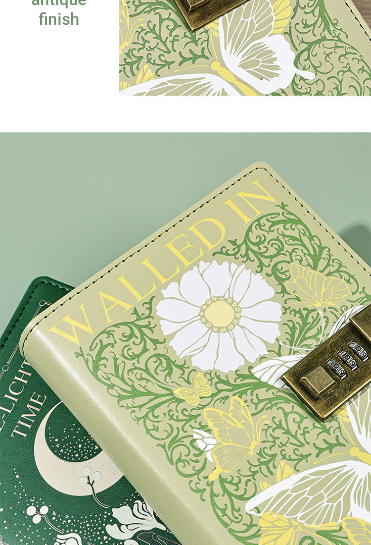 3Monet's Garden Retro Password Combination Notebook5