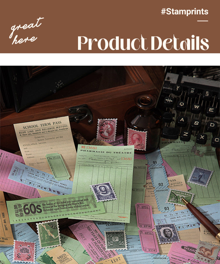 3Multi-Size Travel Ticket Decorative Paper1