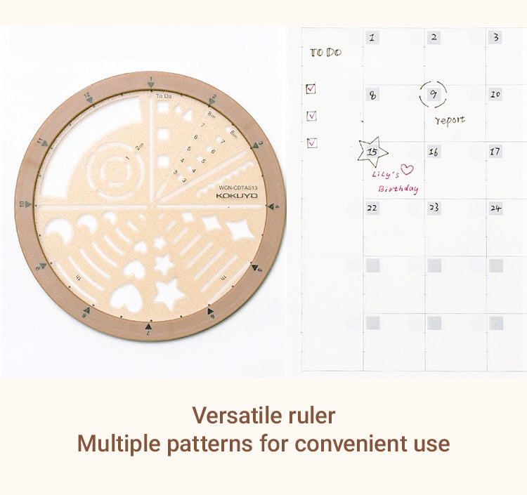 3Multifunctional Rotating Template Ruler Rotatable Drawing Ruler2