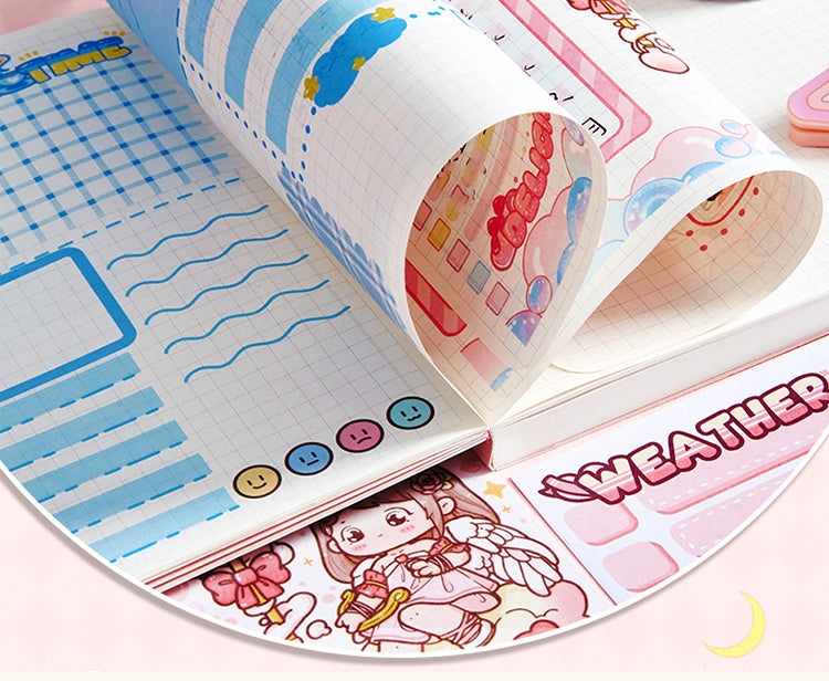 3Mysterious Kingdom Series Cute Girl Square Diary Journal3