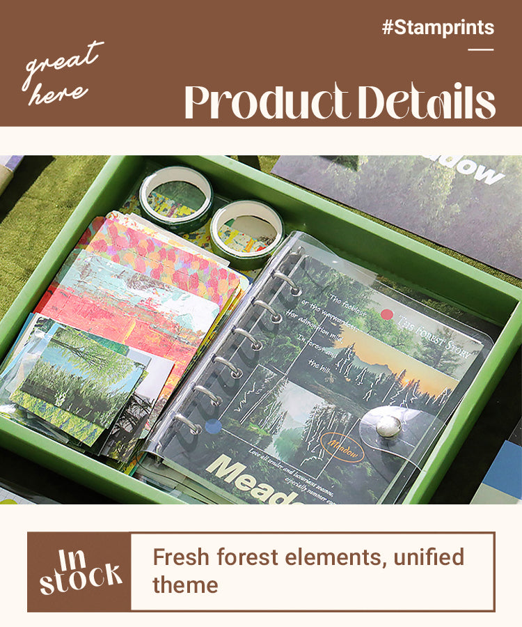 3Natural Landscape Series Gift Box Loose Leaf Journal Set1