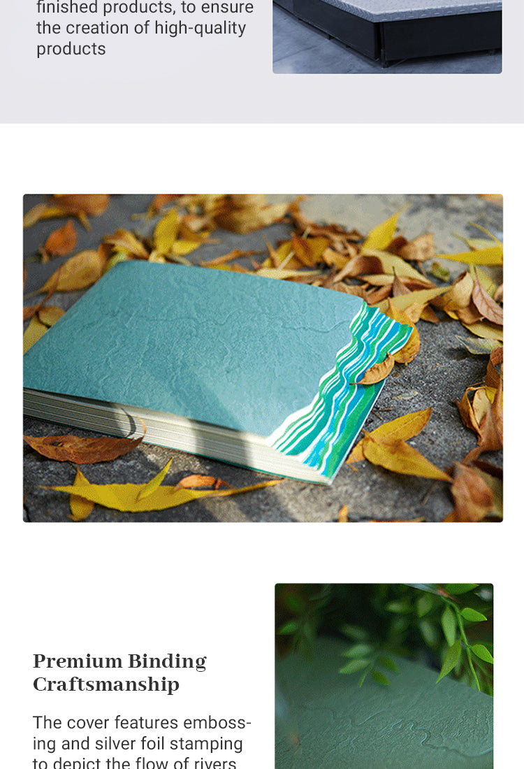 3Nature Story Series Velvet Marble Paper Cover Journal Notebook4