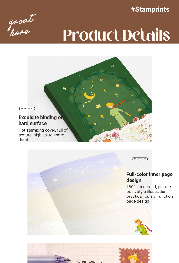 3Planet B612 Series The Little Prince Hardcover Journal Notebook1