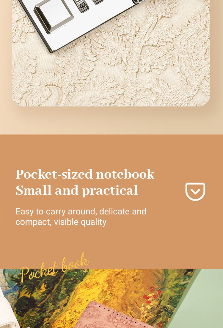 3Retro Lace Embossed Password Combination Diary Notebook2