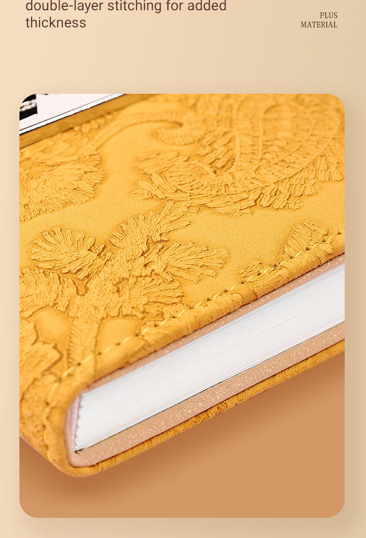3Retro Lace Embossed Password Combination Diary Notebook4
