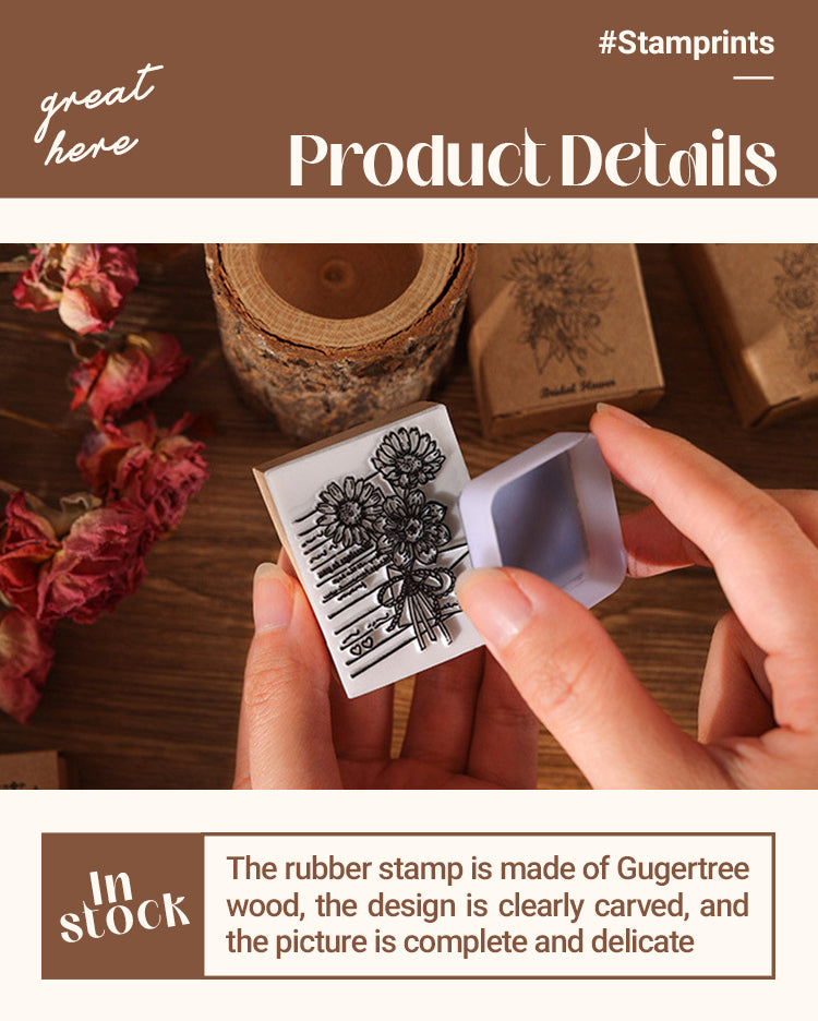 Ready Made Rubber Stamp - Natural Plant Leaves Clear Silicone Stamps