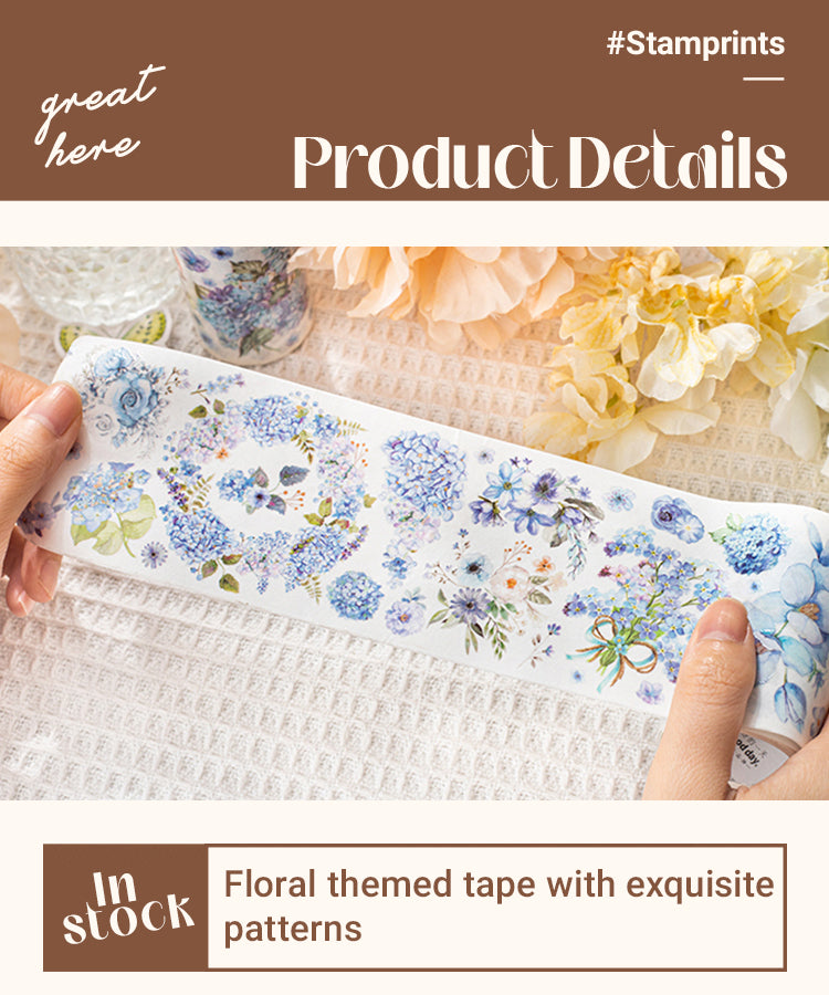 3Spring Garden Series Floral Washi Tape1