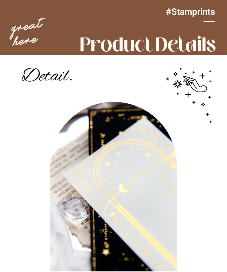 3Starry Glow Foil-stamped Decorative Paper1