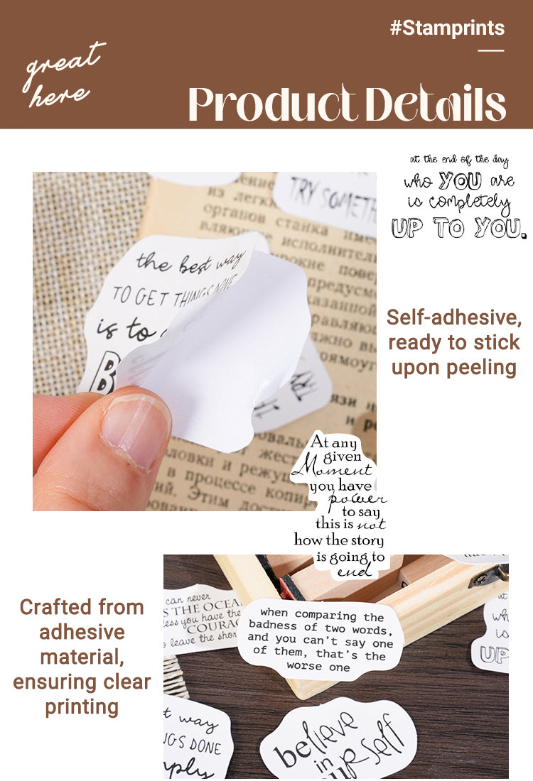 3Text Theme Adhesive Stickers1