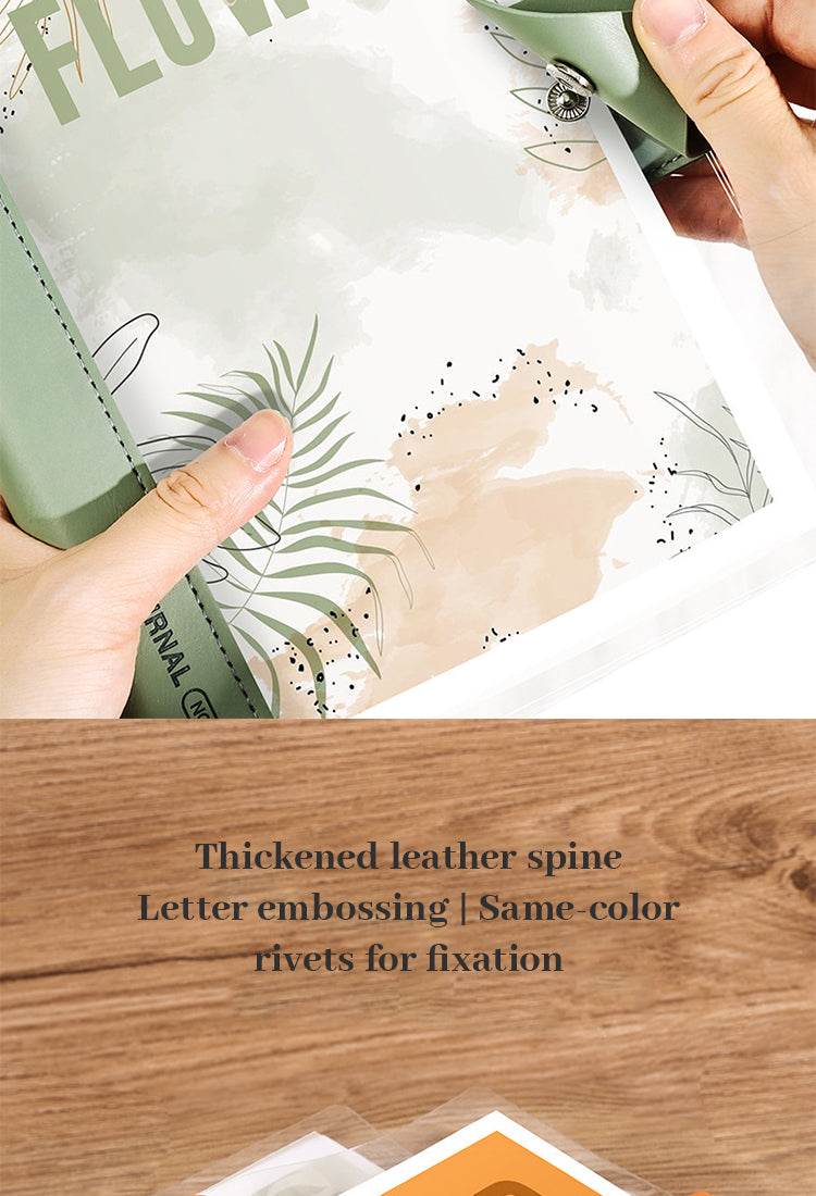 3Transparent Cover Loose-Leaf Journal Notebook4