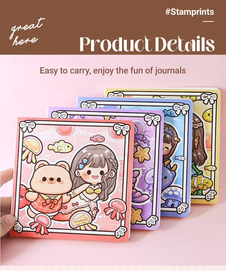 3Underwater World Series Cute Cartoon Character Journal Notebook1