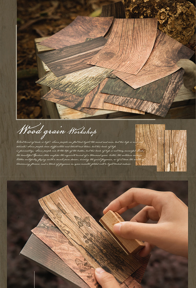 3Vintage Wood Grain Scrapbook Paper3