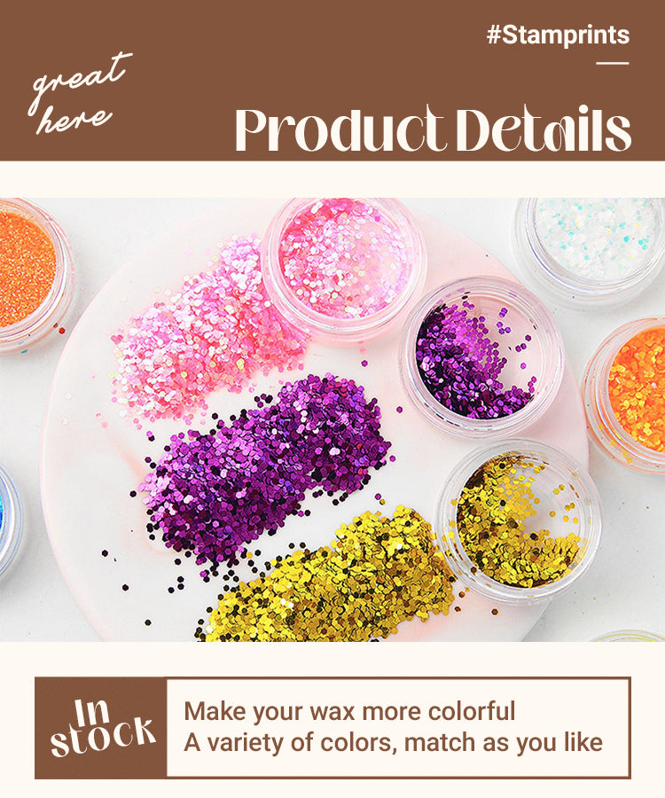 3Wax Seal Decorative Glitter Powder Pearlescent Sequins1