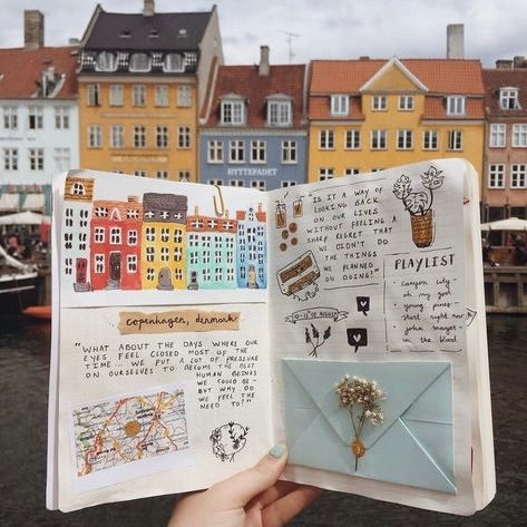 travel journal & junk journal & travel diary