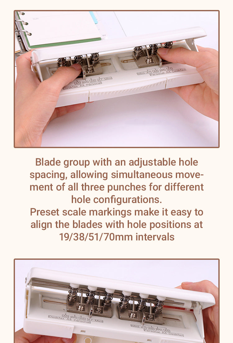 4Adjustable Hole Punching Machine Paper Hole Puncher1
