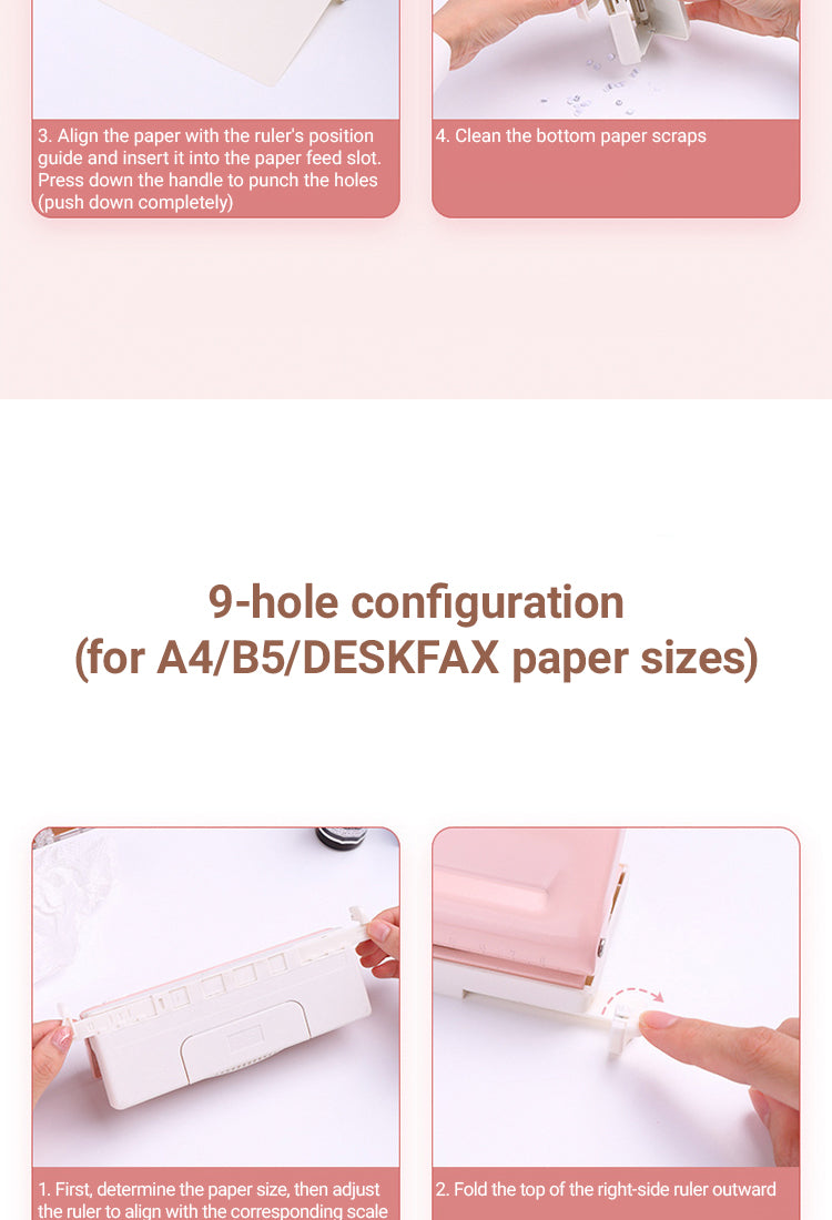 4Adjustable Hole Punching Machine Paper Hole Puncher6