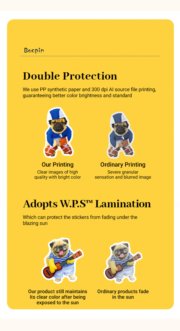 4Adorable Pet Collection Realistic Dog Expression Stickers1