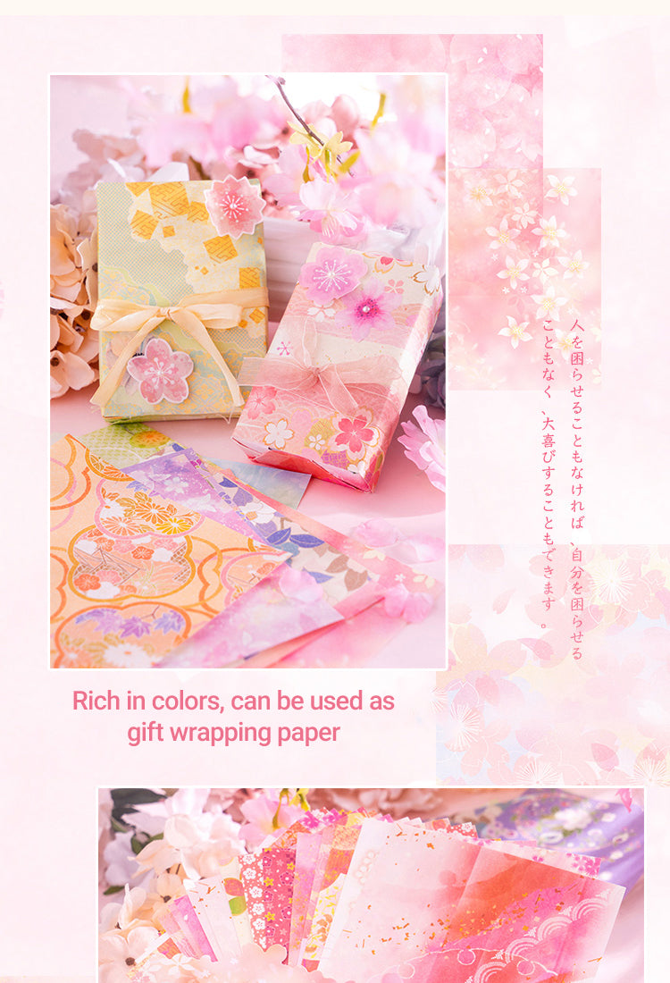 4Cherry Blossom Theme Background Decorative Paper1