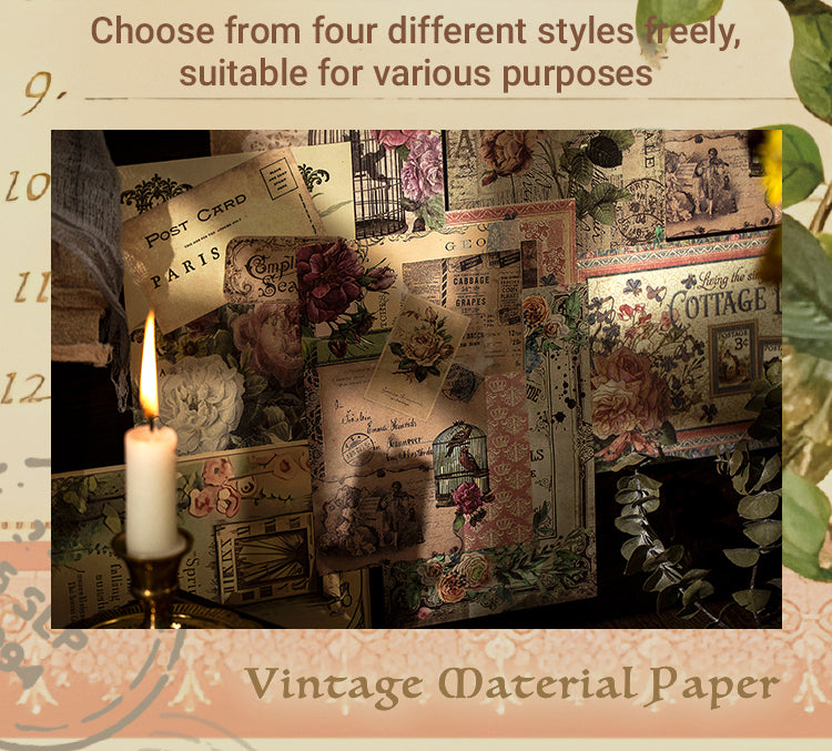 4European-Style Large Floral Decorative Paper1