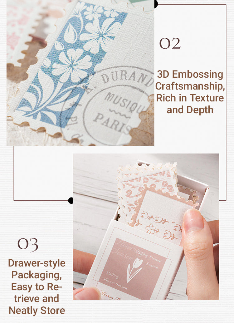 4Flower Stamp-style Decorative Paper3