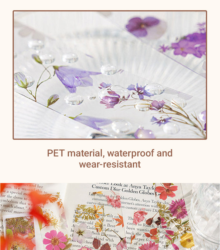 4Four Seasons Travel Series Translucent Plant PET Bookmarks1