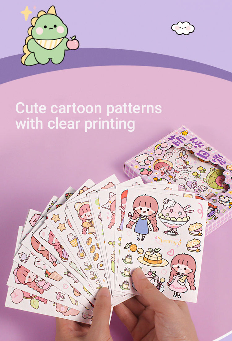 4Girl Cute Cartoon Washi Sticker -People, Rabbit1