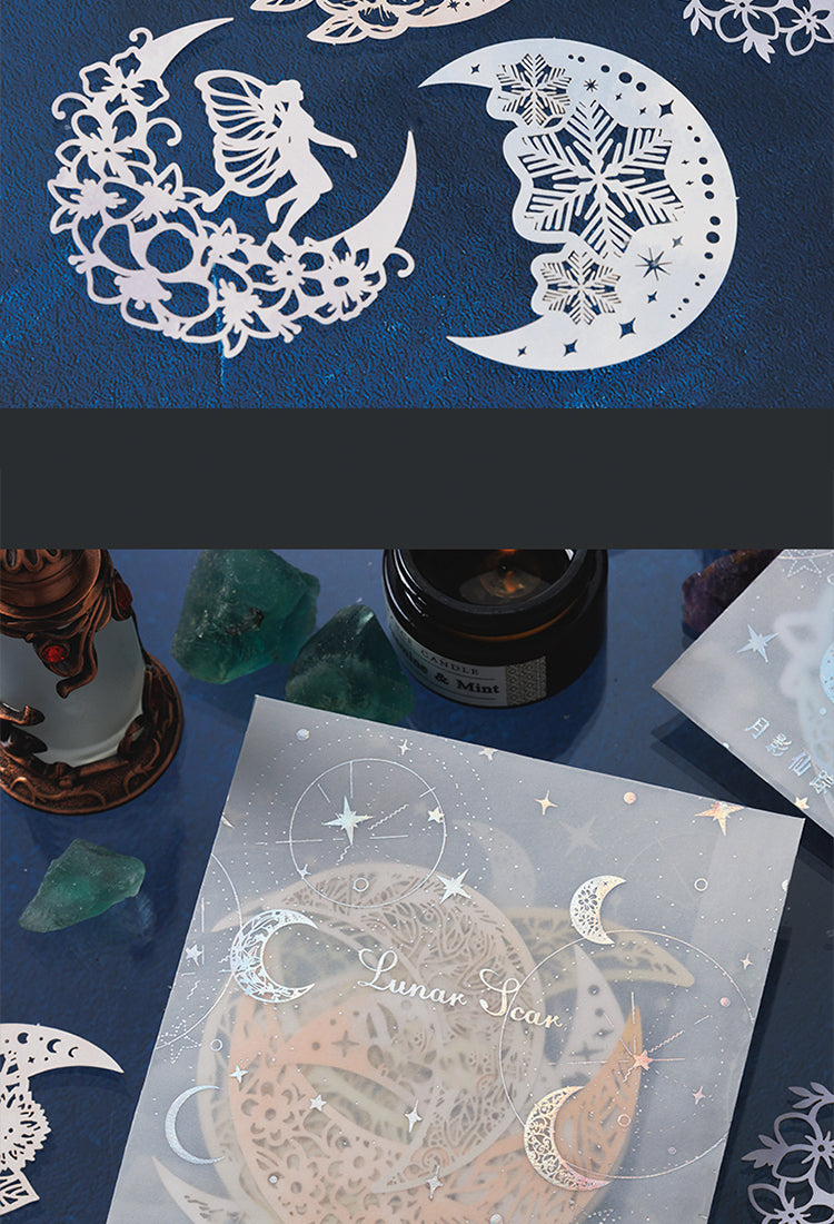 4Lunar Phase-themed Exquisite Cutout Decorative Paper5
