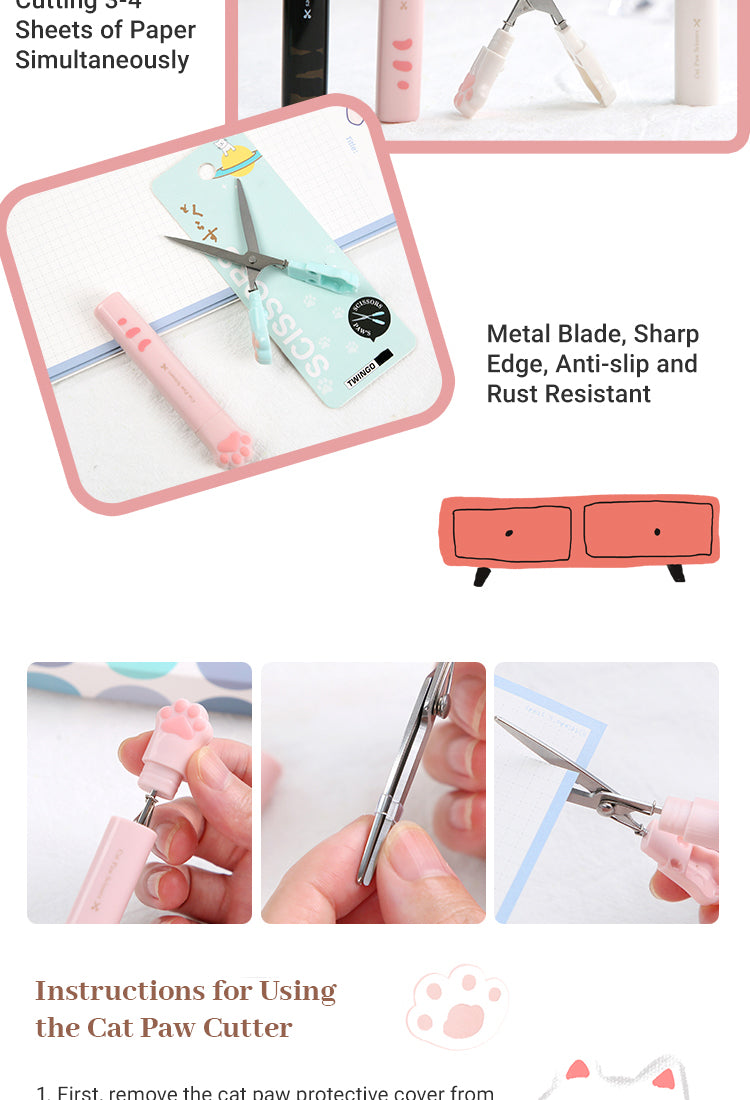 4Multi-Function Portable Stainless Steel Cat Claw Scissors2