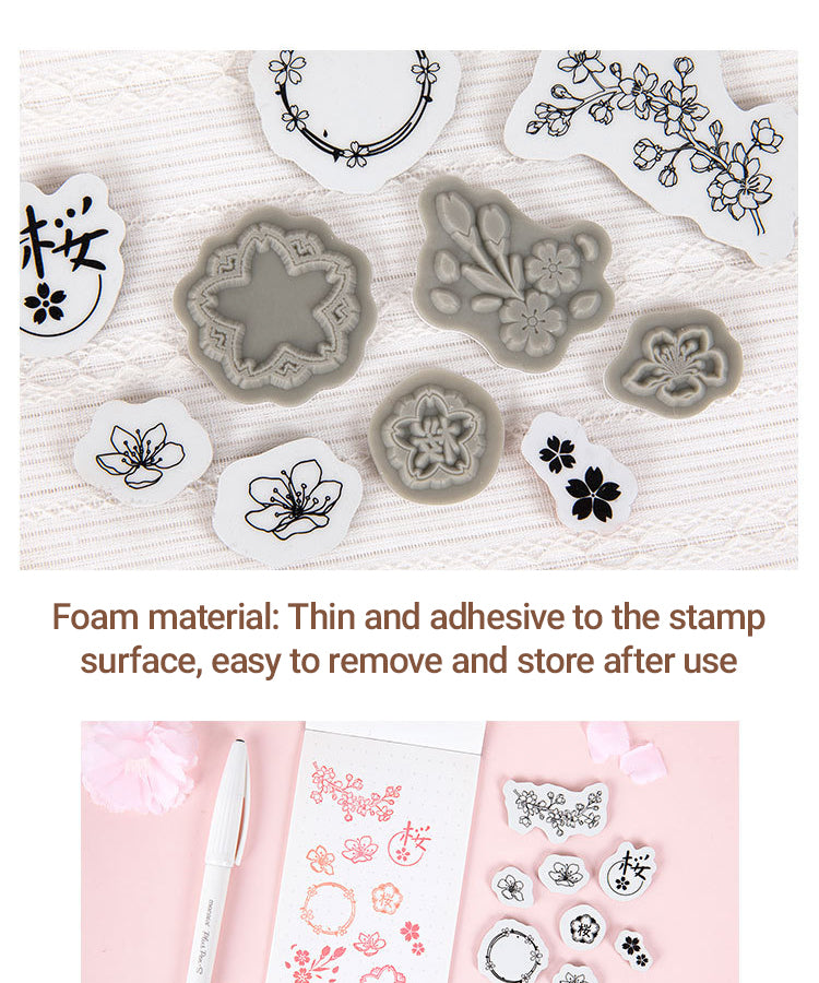 4Plant and Flower EVA Foam Rubber Stamp Set (10 Pieces)1