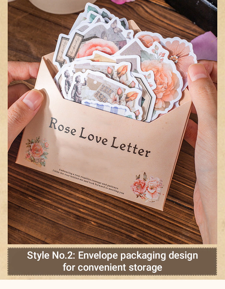 4Rose Love Letter Washi Stickers2