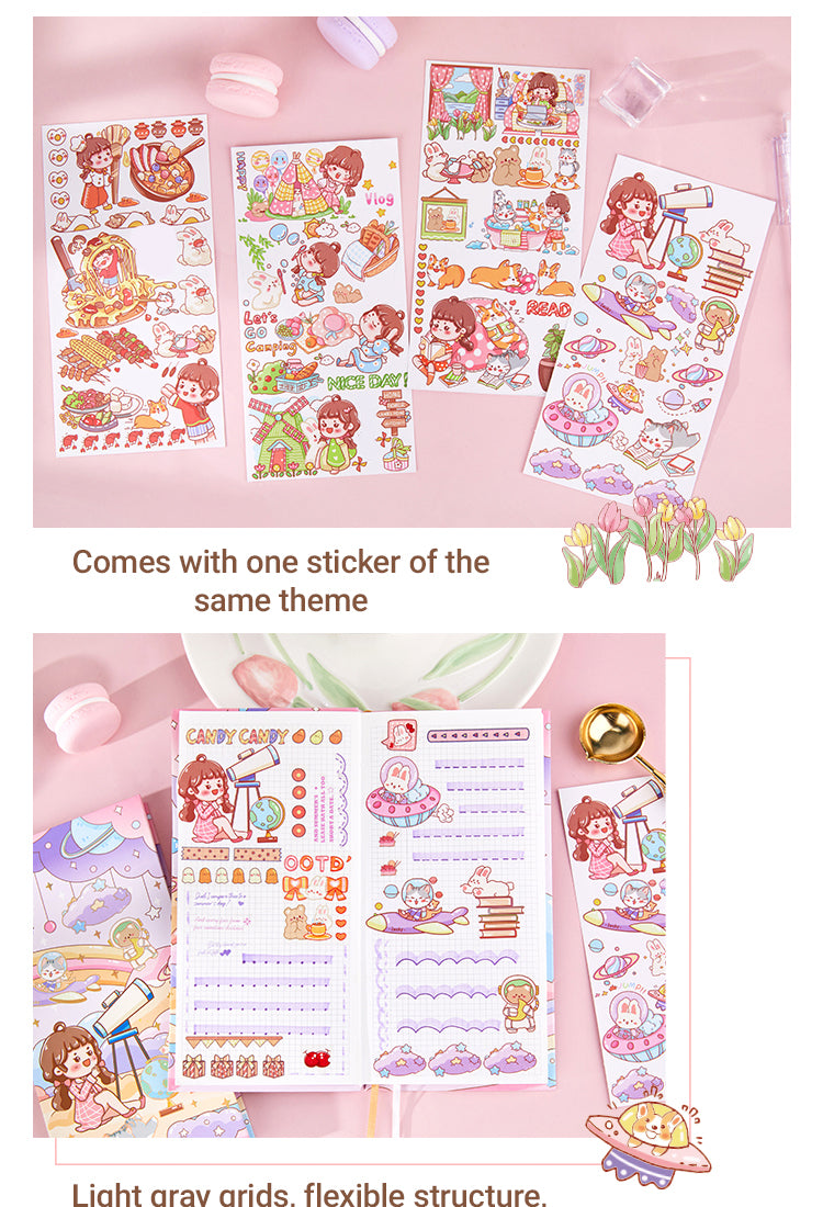4Sweet Holiday Series Cute Cartoon Character Journal Planner1