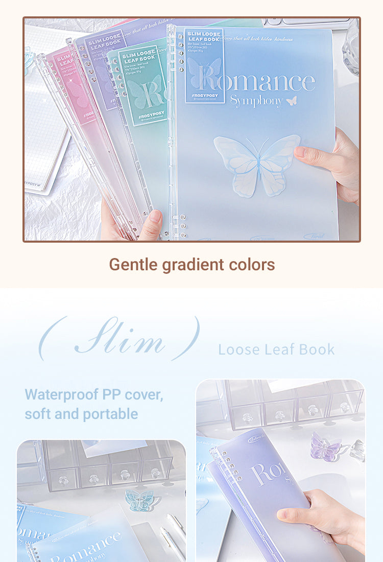 4To Fly Series Gradient Color Butterfly Notebook1