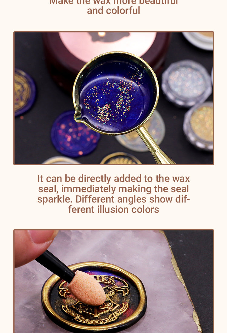 4Wax Seal Coloring Decoration Glitter Powder Sequins2